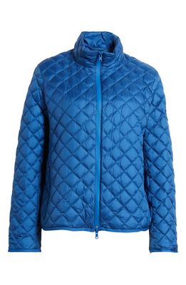 Max Mara Leisure Canga Quilted Down Jacket in Cornflower Blue
