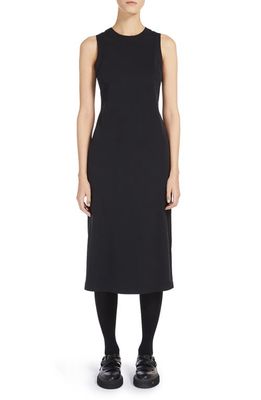 Max Mara Leisure Emilia Stretch Jersey Midi Dress in Black 