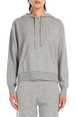 Max Mara Leisure Luppolo Wool & Cashmere Hoodie Sweater in Light Grey