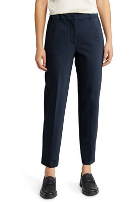Max Mara Leisure Sicilia Jersey Trousers in Navy Blue