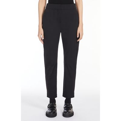 Max Mara Leisure Stretch Jersey Golf Pants in Black 