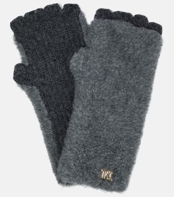 Max Mara Manny alpaca, wool, and silk gloves