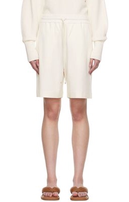 Max Mara Off-White Cotton Shorts