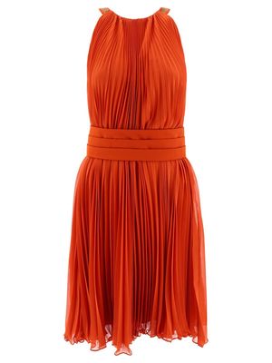 Max Mara Pianoforte Golena Sleeveless Pleated Dress