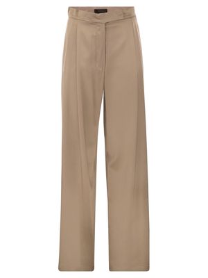 Max Mara Pianoforte High Waist Straight Leg Trousers