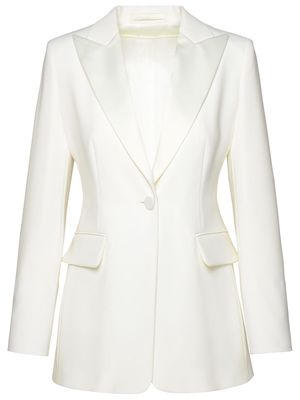 Max Mara Pianoforte plinio White Acetate Blend Jacket