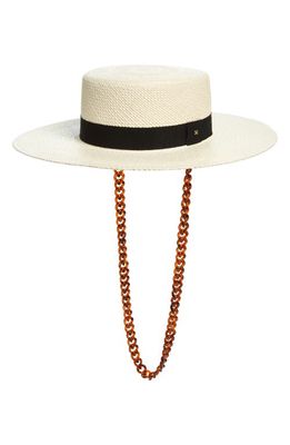 Max Mara Sultano Straw Hat in Ivory