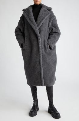Max Mara Teddy Bear Icon Coat in Medium Grey
