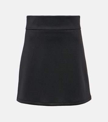 Max Mara Varna A-line neoprene miniskirt