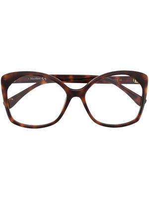 Max Mara wayfarer optical glasses - Brown