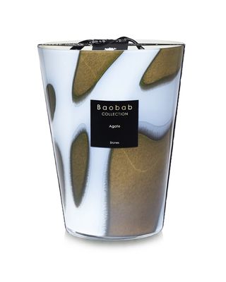 Max Stone Agate Scented Candle, 9.4"