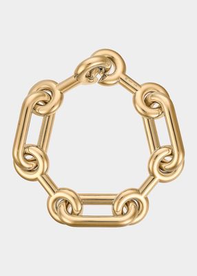 Maxi Binary Chain Bracelet in Gold Vermeil