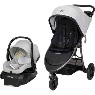 Maxi-Cosi® Gia XP Luxe 3-Wheel Stroller & Mico Luxe Infant Car Seat Travel System in Midnight Moon 