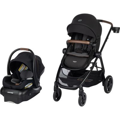 Maxi-Cosi® Zelia Luxe Stroller & Mico Luxe Infant Car Seat 5-in-1 Modular Travel System in New Hope Black 