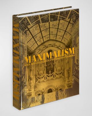 "Maximalism Bold Bedazzled Gold and Tasseled Interiors" Book