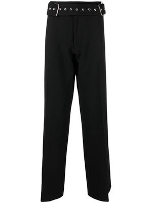 Maximilian Davis belt detail trousers - Black