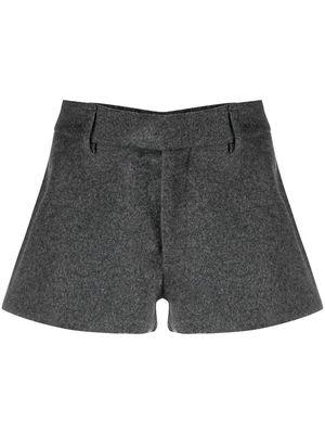 Maximilian Davis Drayton tailored mini shorts - Grey