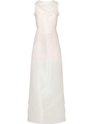Maximilian Davis Gazer sleeveless gown - White
