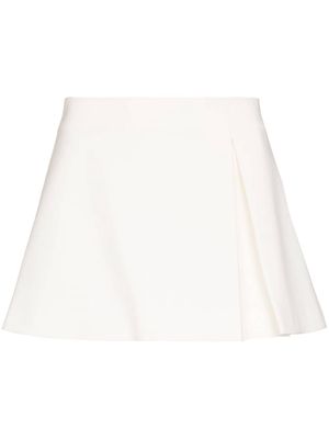 Maximilian Davis Sunday box-pleat mini skirt - White