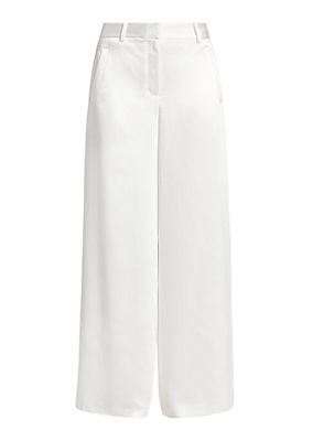 Maxine Satin Wide-Leg Pants