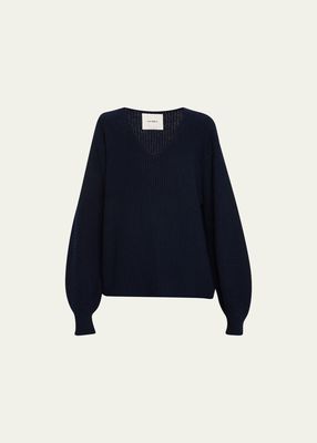Maya Cashmere V-Neck Sweater