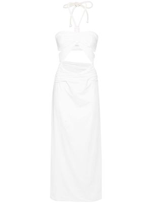 Maygel Coronel Migramah cut-out dress - White