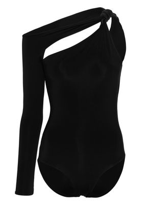 Maygel Coronel Tajiri knot-detail swimsuit - Black