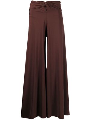 Maygel Coronel Vongola wide-leg trousers - Brown