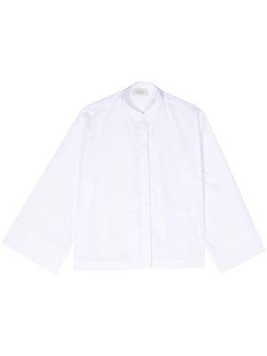 Mazzarelli band-collar shirt - White