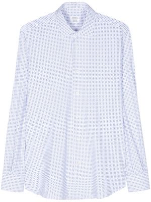Mazzarelli geometric-pattern shirt - White