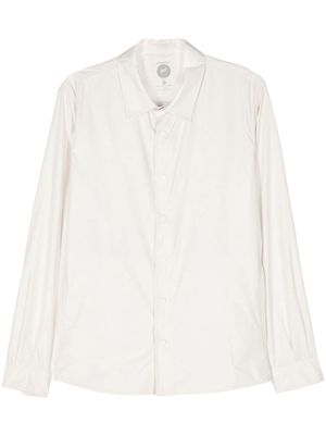 Mazzarelli long-sleeve shirt jacket - Neutrals