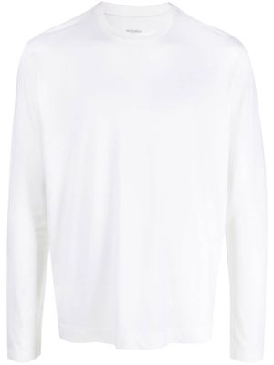 Mazzarelli round-neck wool T-shirt - White
