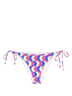 MC2 Saint Barth abstract-print bikini bottoms - Pink