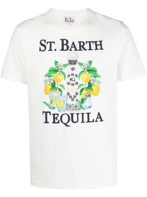 MC2 Saint Barth Arnott Tequila logo-print T-shirt - White