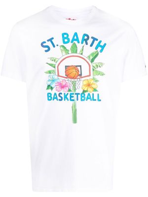 MC2 Saint Barth Basketball graphic-print T-shirt - White