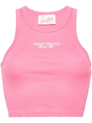 MC2 Saint Barth Beach Club cropped tank top - Pink