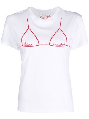 MC2 Saint Barth bikini print T-shirt - White