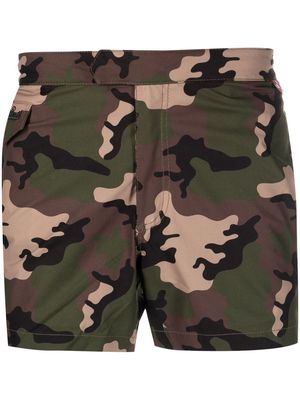 MC2 Saint Barth camouflage-print swim shorts - Brown