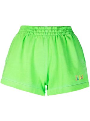 MC2 Saint Barth Cate embroidered-logo shorts - Green