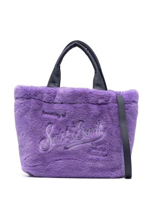 MC2 Saint Barth Colette faux-fur tote bag - Purple