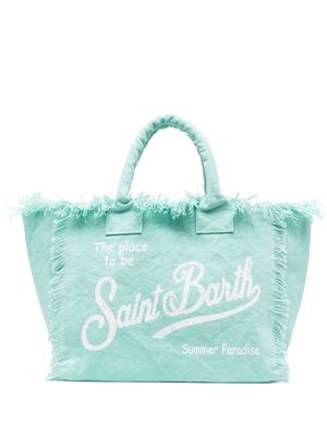 MC2 Saint Barth Colette logo-print beach bag - Green