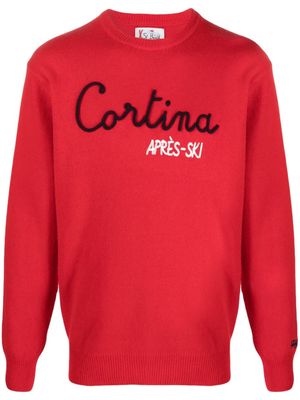MC2 Saint Barth Cortina Apès-Ski knitted jumper - Red