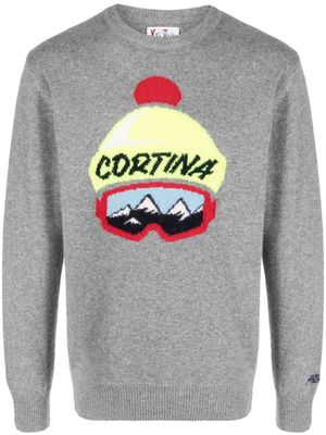 MC2 Saint Barth Cortina intarsia-knit jumper - Grey