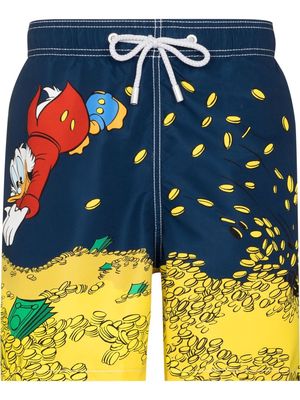 MC2 Saint Barth Disney Scrooge-print swim shorts - Blue