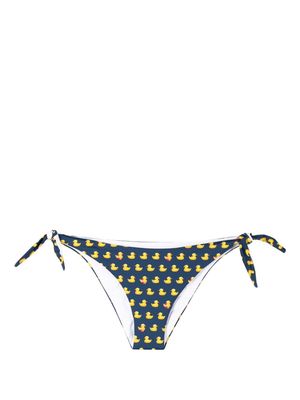 MC2 Saint Barth Duck-print bikini bottoms - Blue