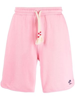 MC2 Saint Barth embroidered-detail track shorts - Pink
