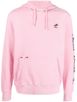 MC2 Saint Barth embroidered logo hoodie - Pink