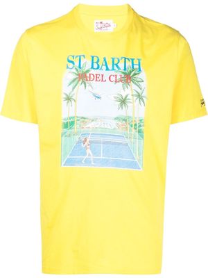 MC2 Saint Barth graphic-print T-shirt - Yellow