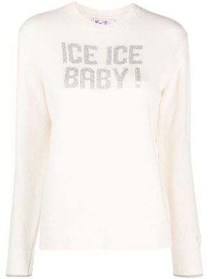 MC2 Saint Barth Ice Ice Baby intarsia-knit jumper - Neutrals