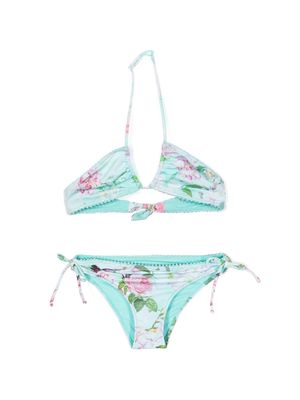 MC2 Saint Barth Kids Aryanna bikini set - Blue